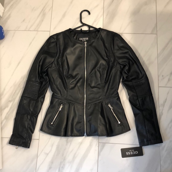 guess leather jacket price